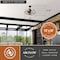 Vaxcel Kenton Black and Gold Brass Contemporary 21-in. Fandelier Ceiling Fan with Cage Light Kit & Remote F0127 - alternate 2